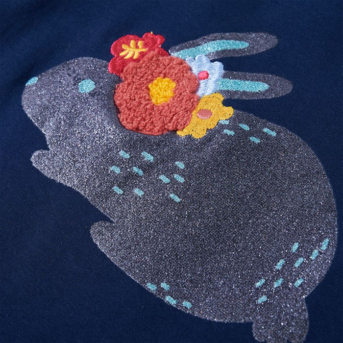 Tricou pentru copii cu mâneci lungi, bleumarin, 92 WALTI
