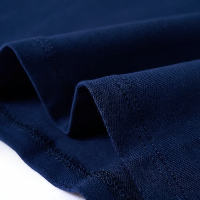 Tricou pentru copii cu mâneci lungi, bleumarin 104 WALTI