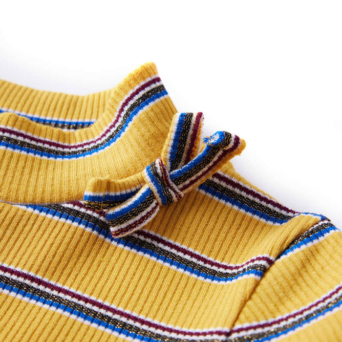 Tricou pentru copii cu mâneci lungi, ocru, 92 WALTI