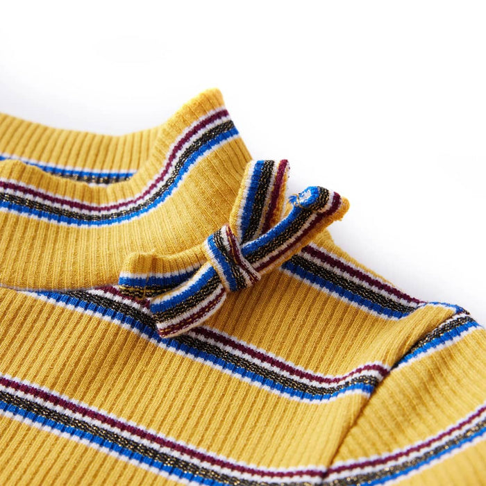 Tricou pentru copii cu mâneci lungi, ocru, 140 WALTI