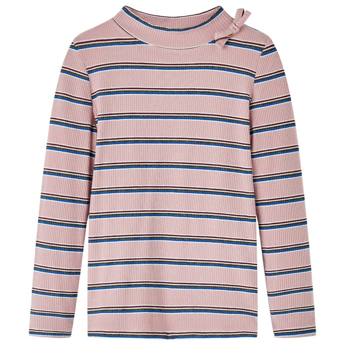 Tricou pentru copii cu mâneci lungi, roz deschis, 128 WALTI