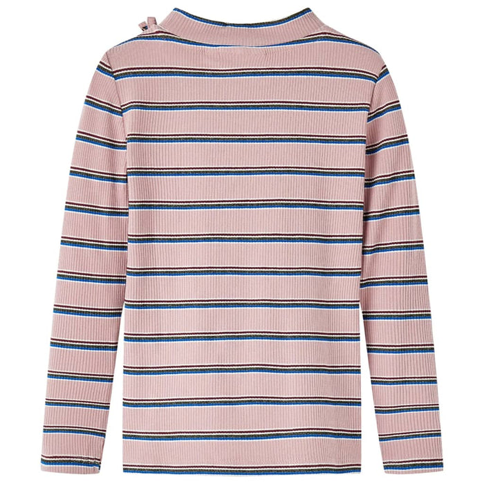 Tricou pentru copii cu mâneci lungi, roz deschis, 128 WALTI