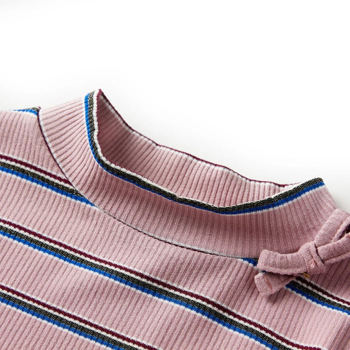 Tricou pentru copii cu mâneci lungi, roz deschis, 128 WALTI