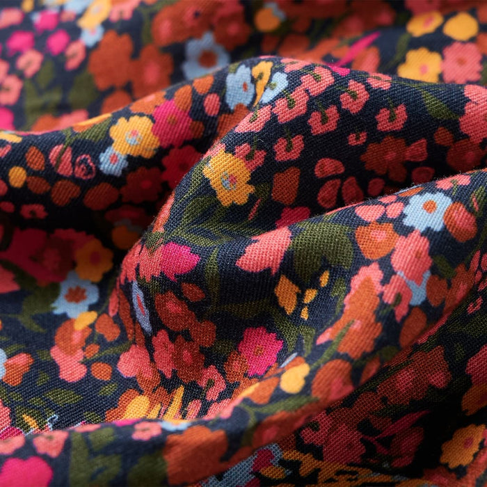 Rochie pentru copii cu mâneci lungi, bleumarin și albastru denim, 92 - WALTI WALTI