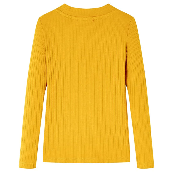 Tricou pentru copii cu mâneci lungi, ocru, 92 WALTI