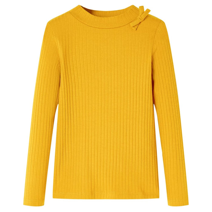 Tricou pentru mâneci lungi pentru copii, ocru, 116 - WALTI WALTI