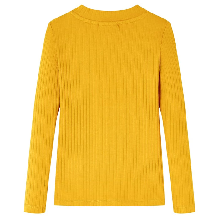 Tricou pentru mâneci lungi pentru copii, ocru, 116 - WALTI WALTI