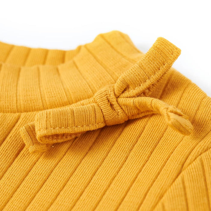 Tricou pentru mâneci lungi pentru copii, ocru, 116 - WALTI WALTI
