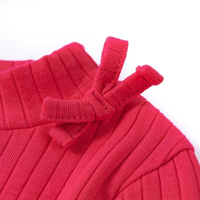 Tricou pentru copii cu mâneci lungi, roz aprins, 92 WALTI