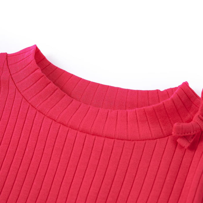 Tricou pentru copii cu mâneci lungi, roz aprins, 104 - WALTI WALTI
