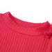 Tricou pentru copii cu mâneci lungi, roz aprins, 104 - WALTI WALTI