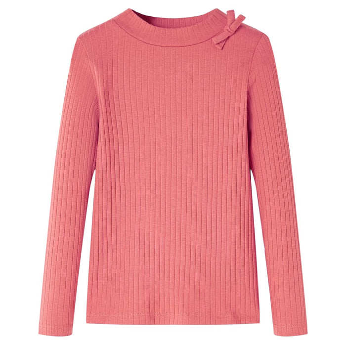 Tricou pentru copii cu mâneci lungi, roz antichizat, 104 WALTI