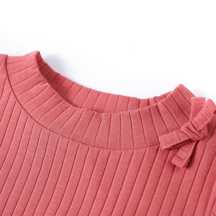 Tricou pentru copii cu mâneci lungi, roz antichizat, 104 WALTI