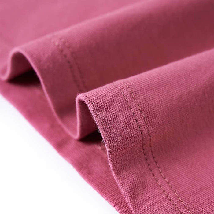 Tricou pentru copii cu mâneci lungi roz zmeură 116 - WALTI WALTI