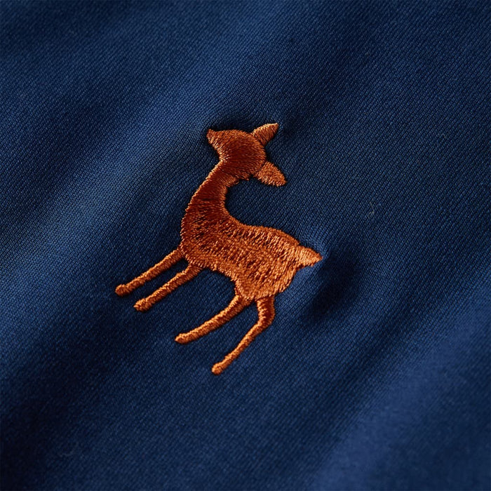 Rochie cu mâneci lungi pentru copii, bleumarin, 92 - WALTI WALTI