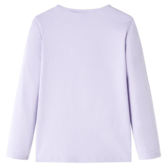 Tricou pentru copii cu mâneci lungi, lila, 104 WALTI