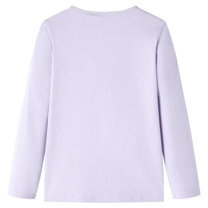 Tricou pentru copii cu mâneci lungi, lila, 116 WALTI