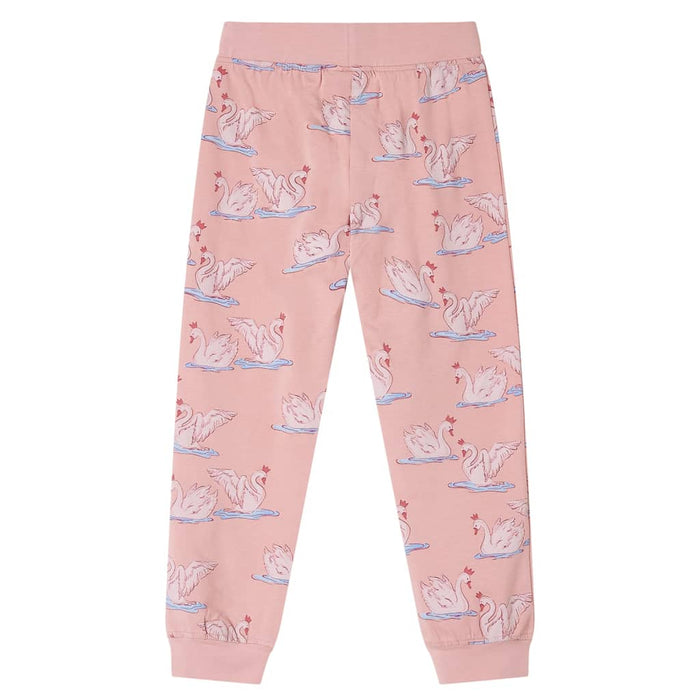 Pijamale pentru copii cu mâneci lungi roz deschis 116 WALTI