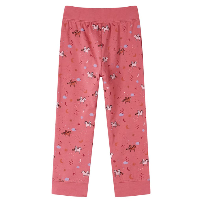 Pijamale copii cu mâneci lungi roz fanat 128 - WALTI WALTI