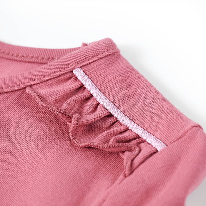 Tricou pentru copii cu mâneci lungi, zmeuriu, 116 WALTI