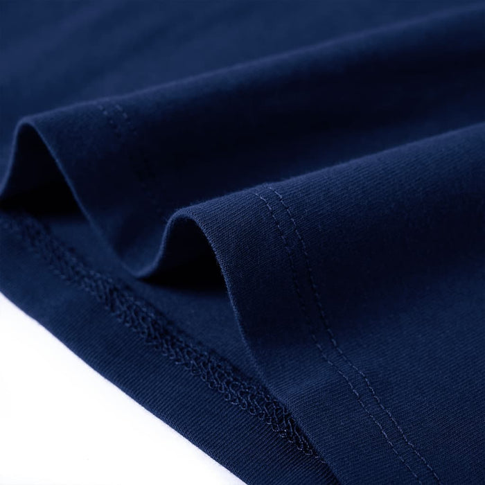 Tricou pentru copii cu mâneci lungi, bleumarin, 104 WALTI