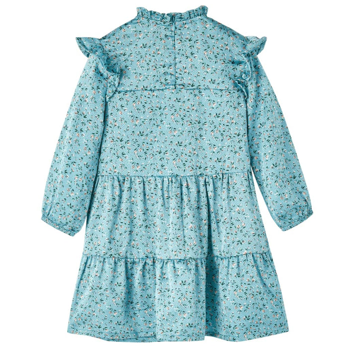 Rochie pentru copii cu mâneci lungi, albastru, 104 WALTI