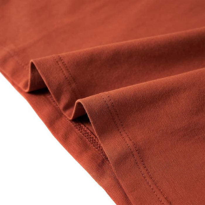Tricou pentru copii cu mâneci lungi, coniac, 92 WALTI