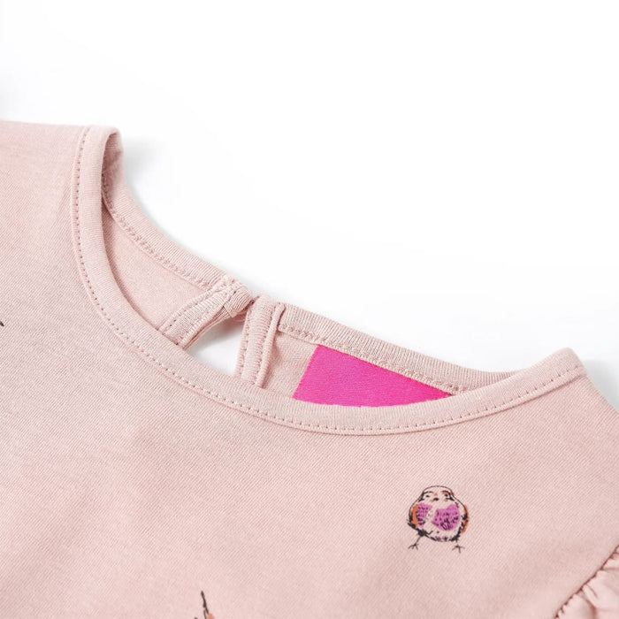 Tricou cu mâneci lungi, pentru copii, roz, 104 WALTI