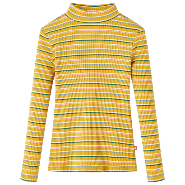 Tricou de copii cu mâneci lungi, ocru, 128 WALTI