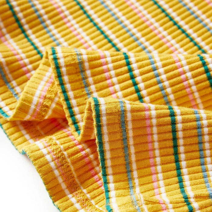 Tricou de copii cu mâneci lungi, ocru, 128 WALTI