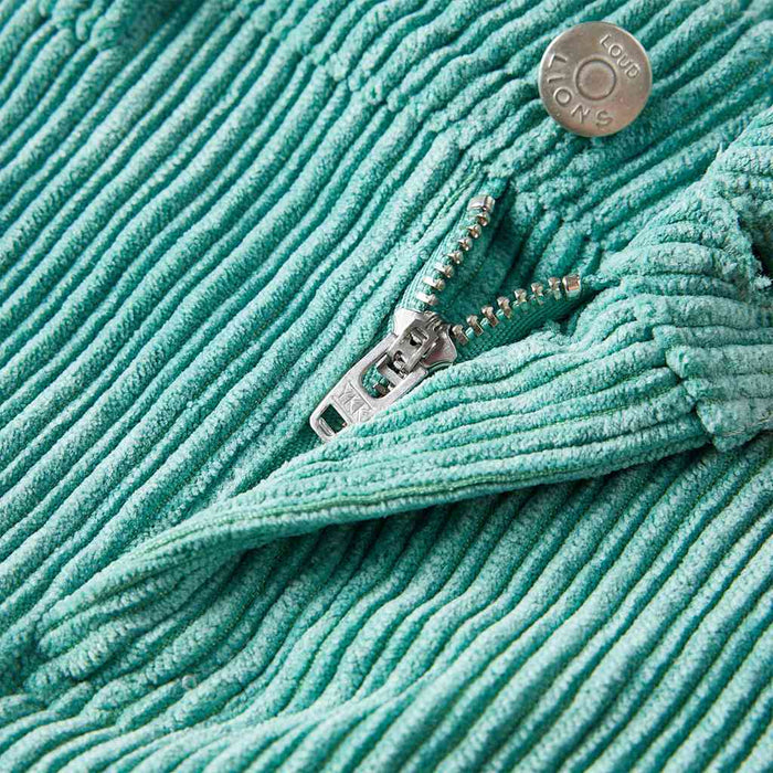 Pantaloni de copii din velur, verde mentă, 92 WALTI