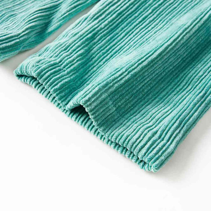 Pantaloni de copii din velur, verde mentă, 92 WALTI
