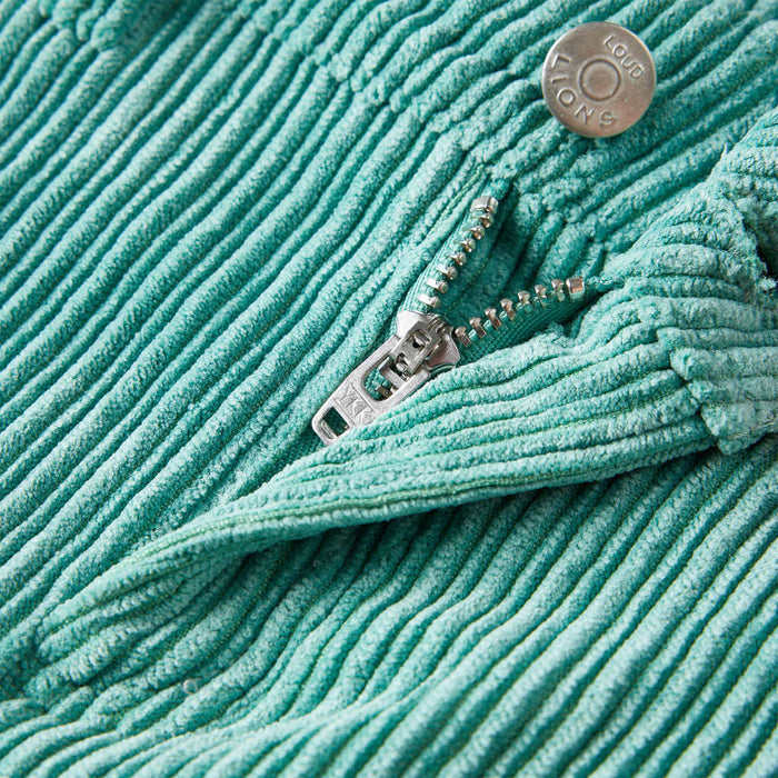 Pantaloni de copii din velur, verde mentă, 116 WALTI
