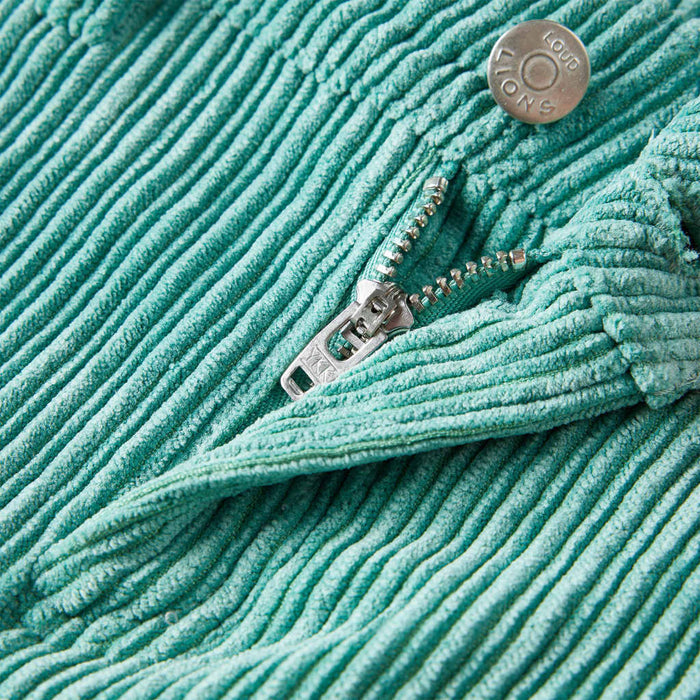 Pantaloni de copii din velur, verde mentă, 140 WALTI