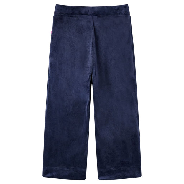 Pantaloni de copii din catifea, albastru închis, 92 WALTI