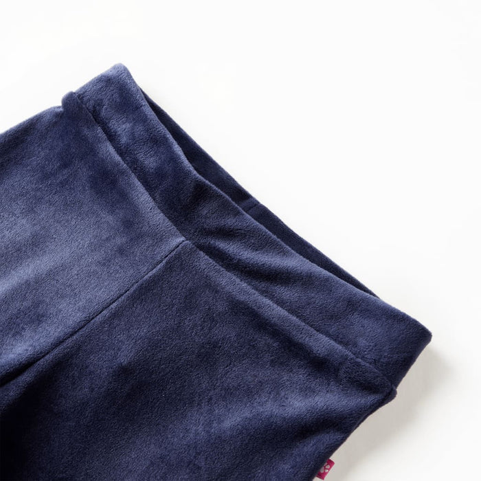 Pantaloni de copii din catifea, albastru închis, 104 WALTI