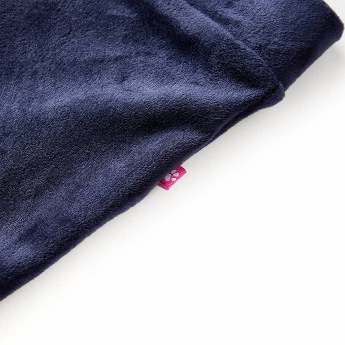 Pantaloni de copii din catifea, albastru închis, 104 WALTI