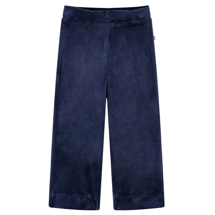 Pantaloni de copii din catifea, albastru închis, 116 WALTI