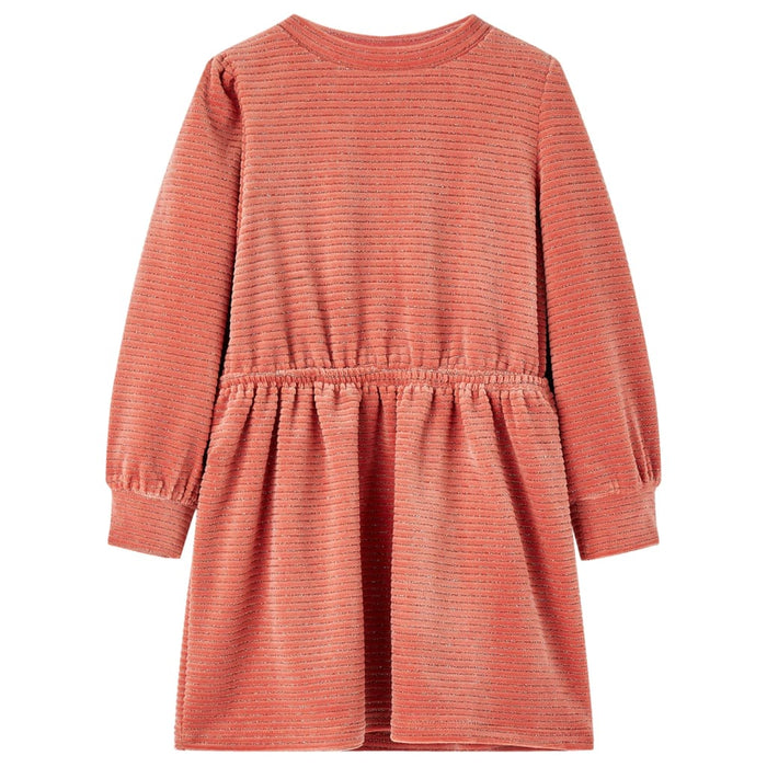 Rochie pentru copii cu mâneci lungi, roz mediu, 116 WALTI