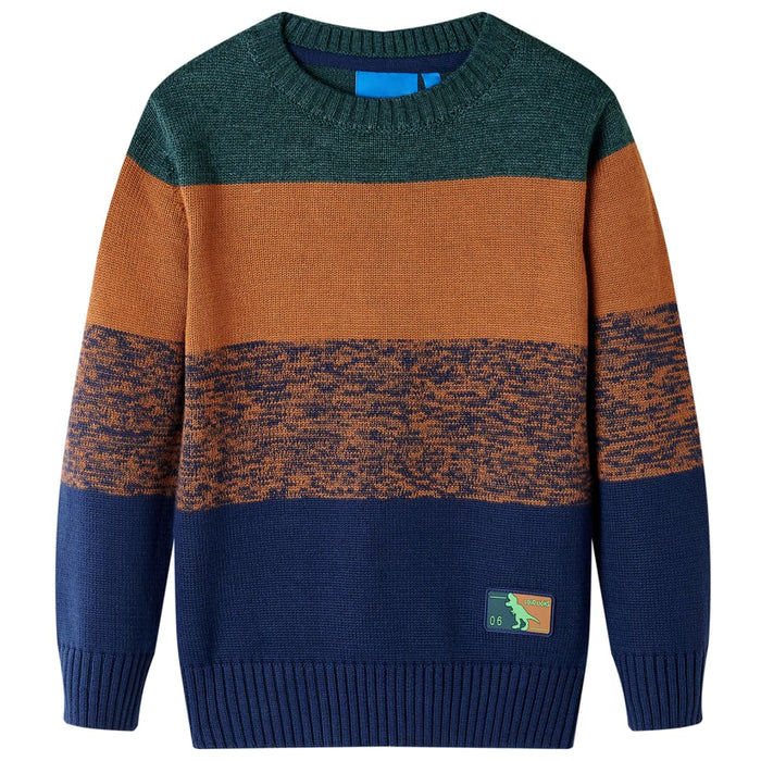 Pulover pentru copii tricotat, multicolor, 116 WALTI
