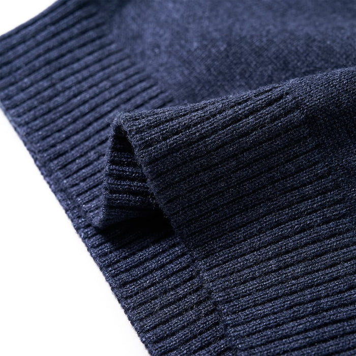 Pulover pentru copii tricotat, bleumarin, 140 WALTI