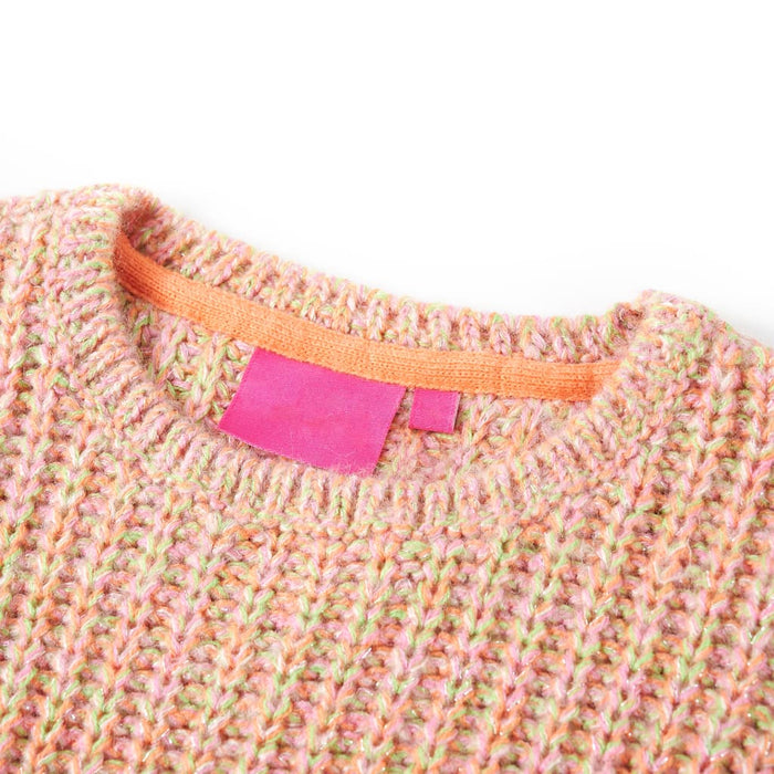 Pulover pentru copii tricotat, roz deschis, 140 WALTI
