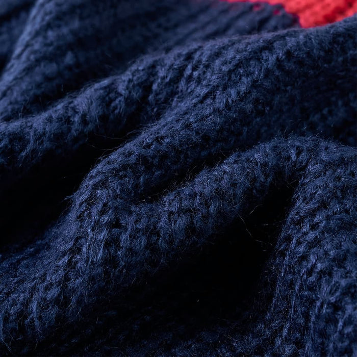 Pulover pentru copii tricotat, bleumarin, 104 - WALTI WALTI