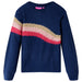 Pulover pentru copii tricotat, bleumarin, 140 - WALTI WALTI