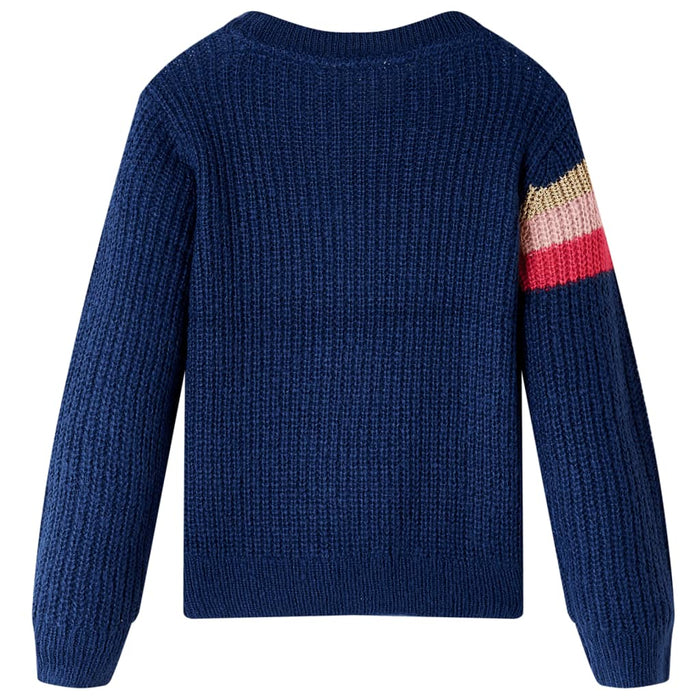 Pulover pentru copii tricotat, bleumarin, 140 - WALTI WALTI