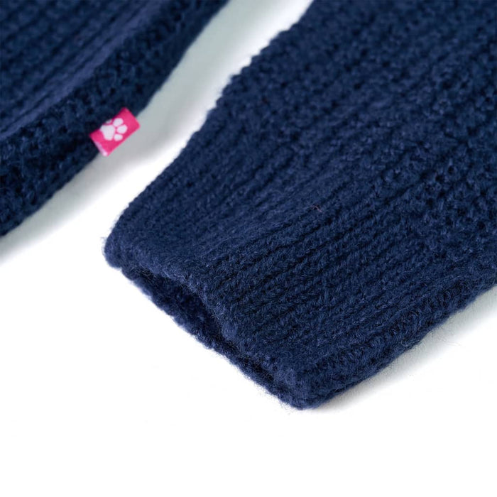 Pulover pentru copii tricotat, bleumarin, 140 - WALTI WALTI