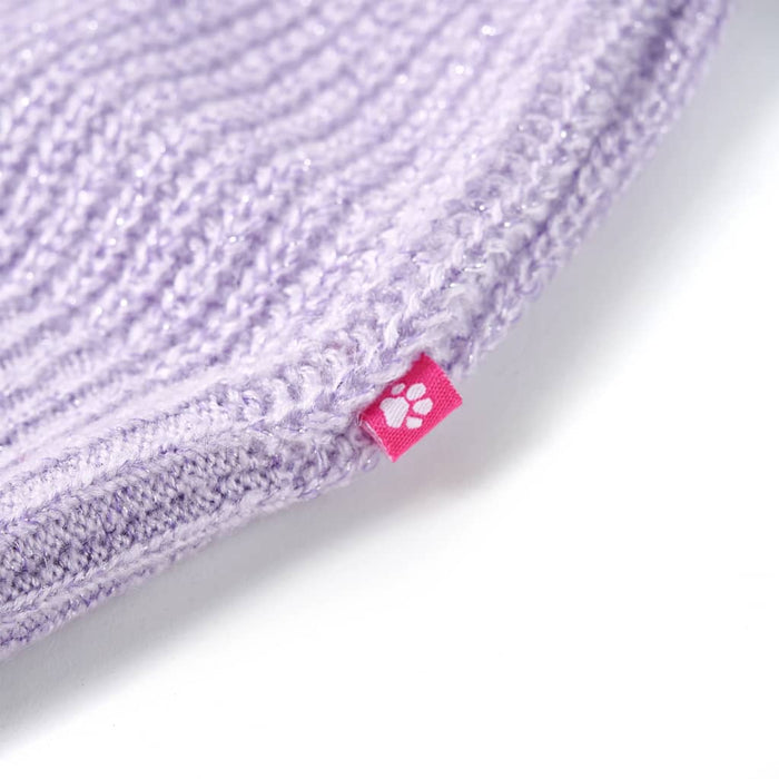 Vestă pulover pentru copii tricotată, liliac deschis, 128 WALTI