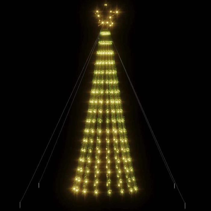 Pom de Crăciun LED 275 LED-uri Alb Cald 180 cm WALTI