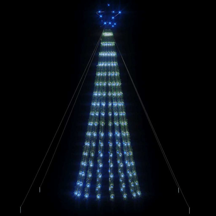 Pom de Crăciun LED 275 LED-uri Albastru 180 cm WALTI