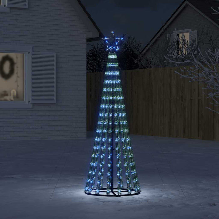 Pom de Crăciun LED 275 LED-uri Albastru 180 cm WALTI